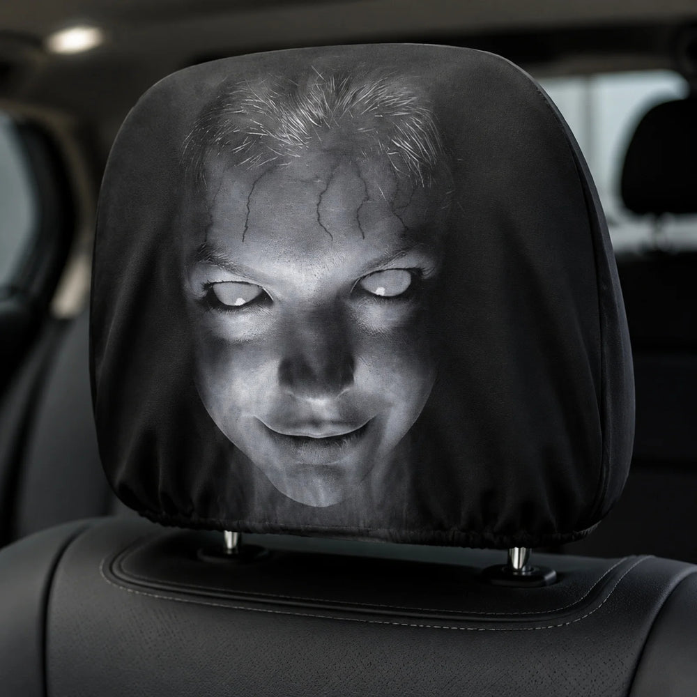 Horror Face Car Headrest Covers