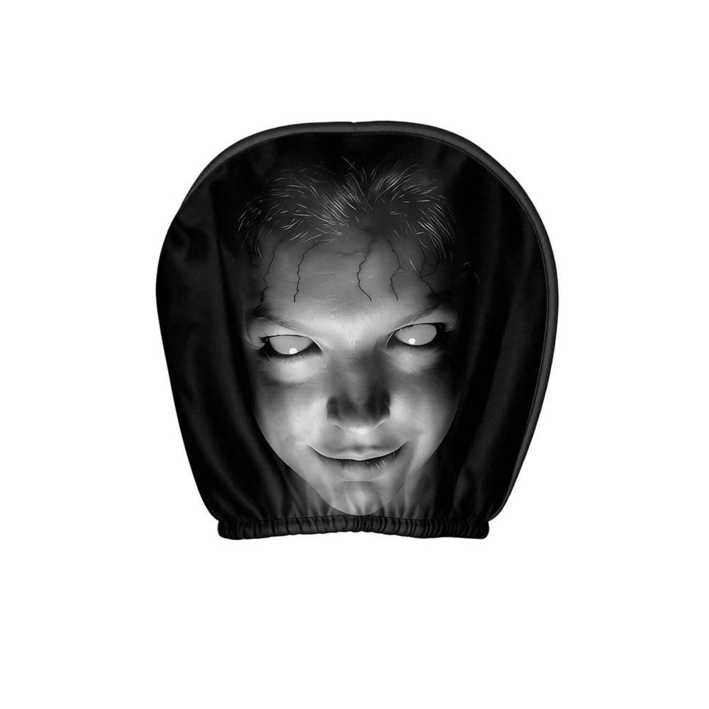 Horror Face Car Headrest Covers