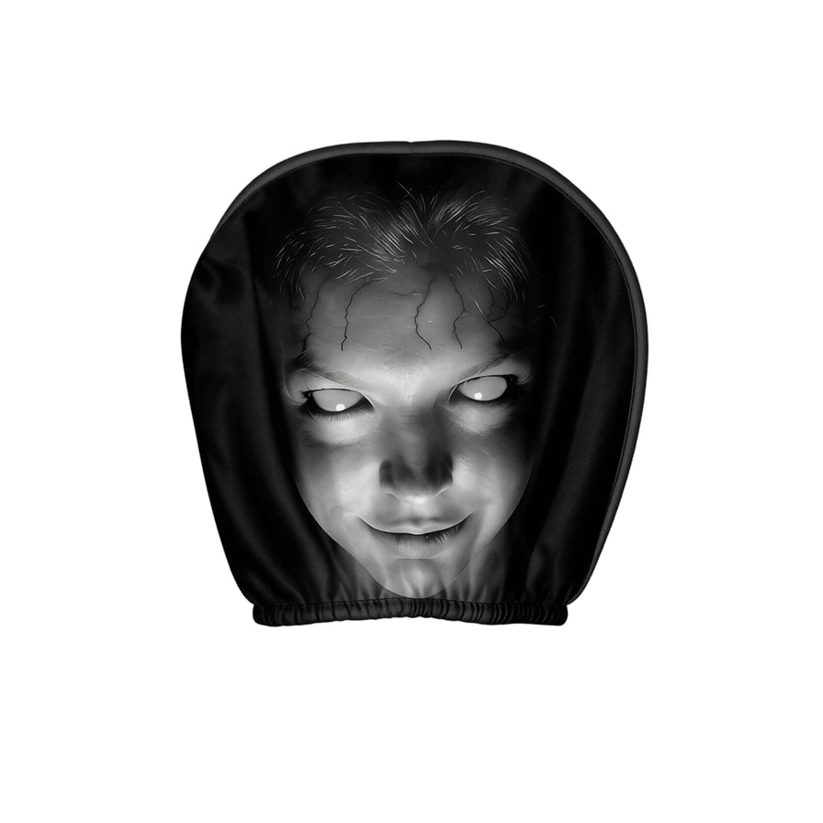 Horror Face Car Headrest Covers