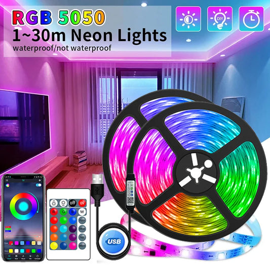 Transform Your Space with USB LED Strip Lights - Color Changing RGB for TV and Room Decoration - Joy Gift