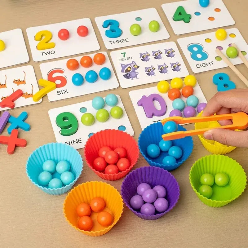 Montessori Baby Number Recognition Toy - Enhance Fine Motor Skills and Cognitive Development - Joy Gift