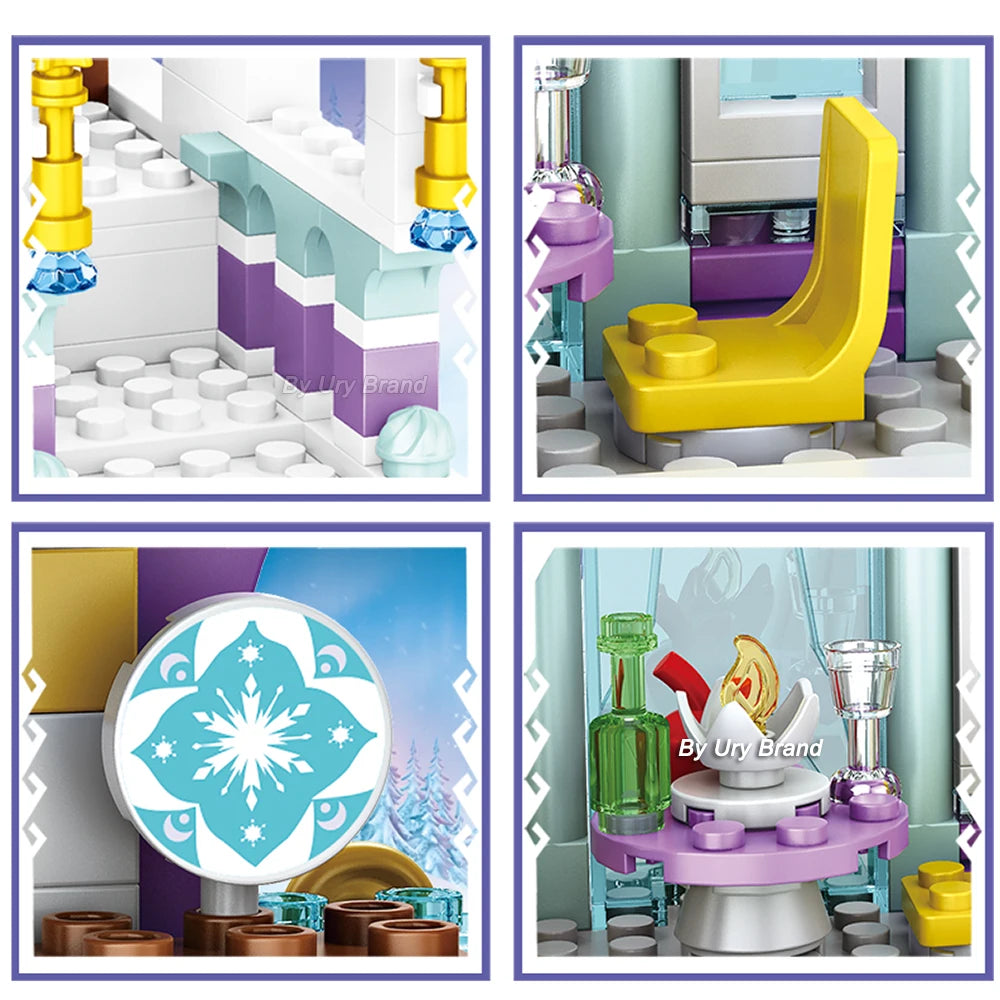 Princess Ice Castle Building Blocks Set for Girls - Joy Gift