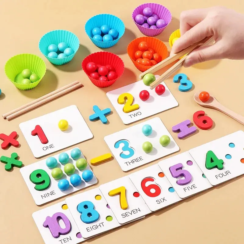 Montessori Baby Number Recognition Toy - Enhance Fine Motor Skills and Cognitive Development - Joy Gift