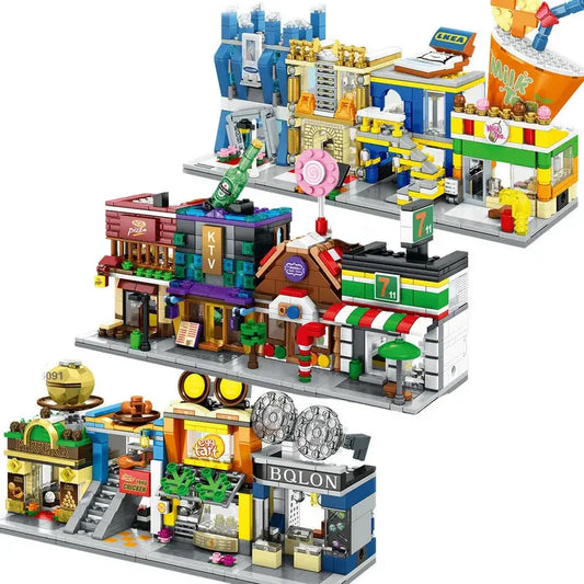 Creative Mini City Store Building Blocks – Compatible with Lego - Joy Gift