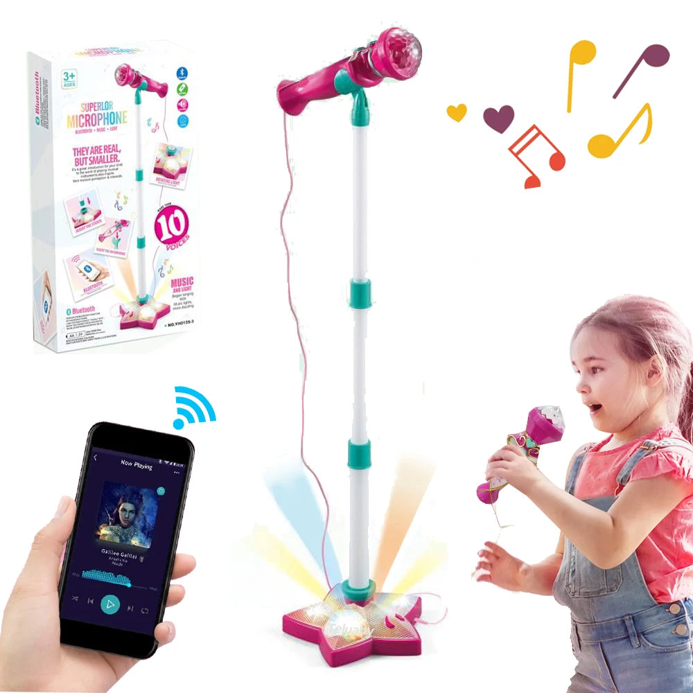 Bluetooth Karaoke Microphone for Kids - Sing Like a Star! - Joy Gift