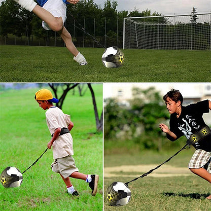 Outdoor Sports Toy Ball with Elastic Swing - Football Training Aid for Physical Exercise and Personal Skills Practice - Joy Gift