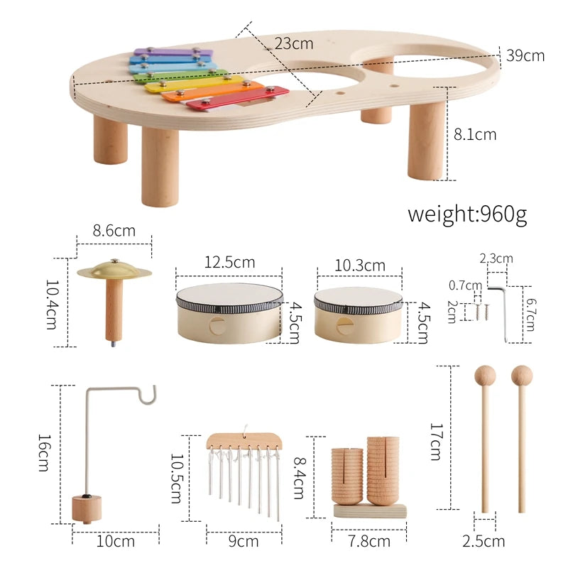 Enhance Your Child’s Musical Skills with Baby Wooden Musical Instruments - Joy Gift