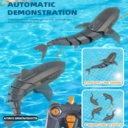 Remote Control Whale Shark Toy - Interactive Bath & Pool Fun for Kids - Joy Gift