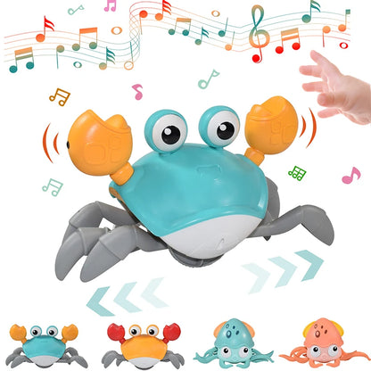 Interactive Induction Escape Crab & Octopus Crawling Toy - Educational and Fun Musical Toy for Toddlers - Joy Gift