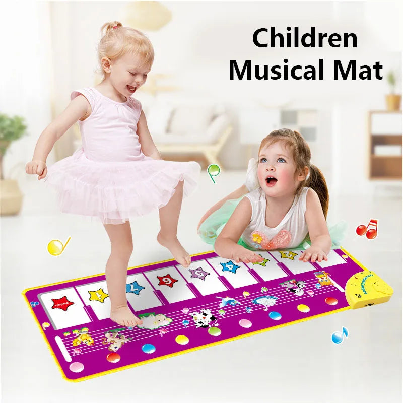 Multi-Functional Piano Mat for Kids - Musical Play Carpet for Toddlers - Joy Gift