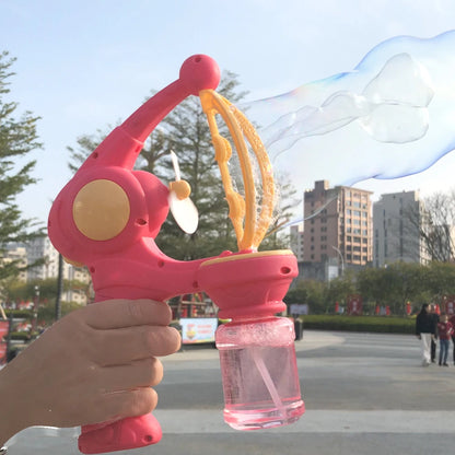 Automatic Bubble Gun Toy - Summer Outdoor Fun, Kids Birthday Gifts, Water Park Play Machine - Joy Gift