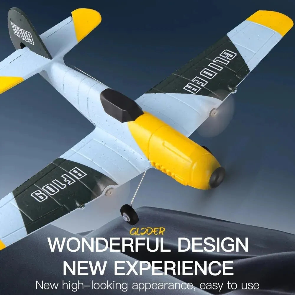 High-Performance BF109 RC Plane - 2.4G 3CH EPP Foam Remote Control Warbird - Joy Gift