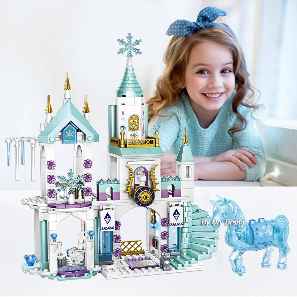 Princess Ice Castle Building Blocks Set for Girls - Joy Gift