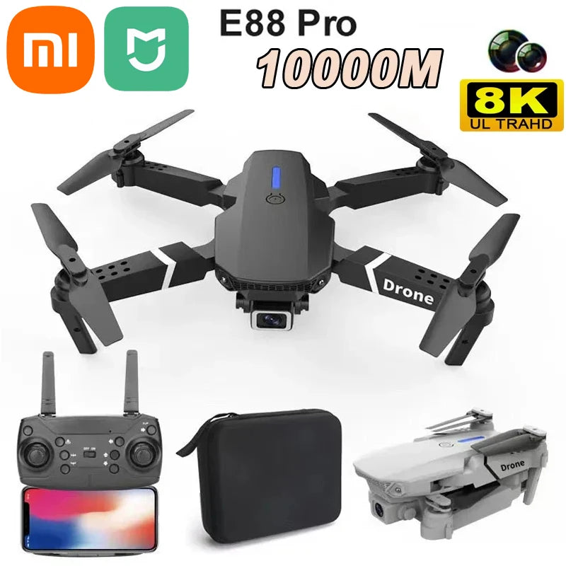 Xiaomi Mijia E88 Pro Drone - 8K Dual Camera, Three-Axis Gimbal, Foldable Aerial Photography Aircraft - Joy Gift