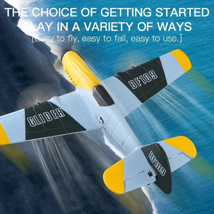 High-Performance BF109 RC Plane - 2.4G 3CH EPP Foam Remote Control Warbird - Joy Gift