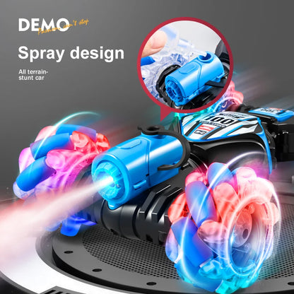 Newest RC Stunt Car - 2.4G Remote Control, LED Rotation, Gesture Sensor - Gift Toy for Kids Boys - Joy Gift