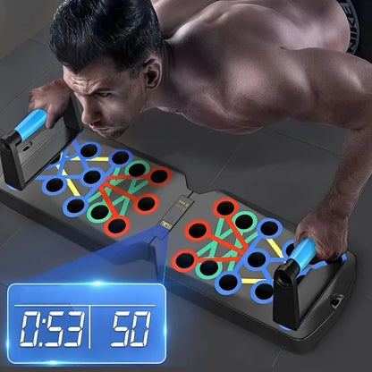 Multifunctional Smart Push-Up Board - Gym Equipment for Home Exercise, Plank Fitness, Abdominal Workout, Chest Training, and Push-Ups Stands - Joy Gift