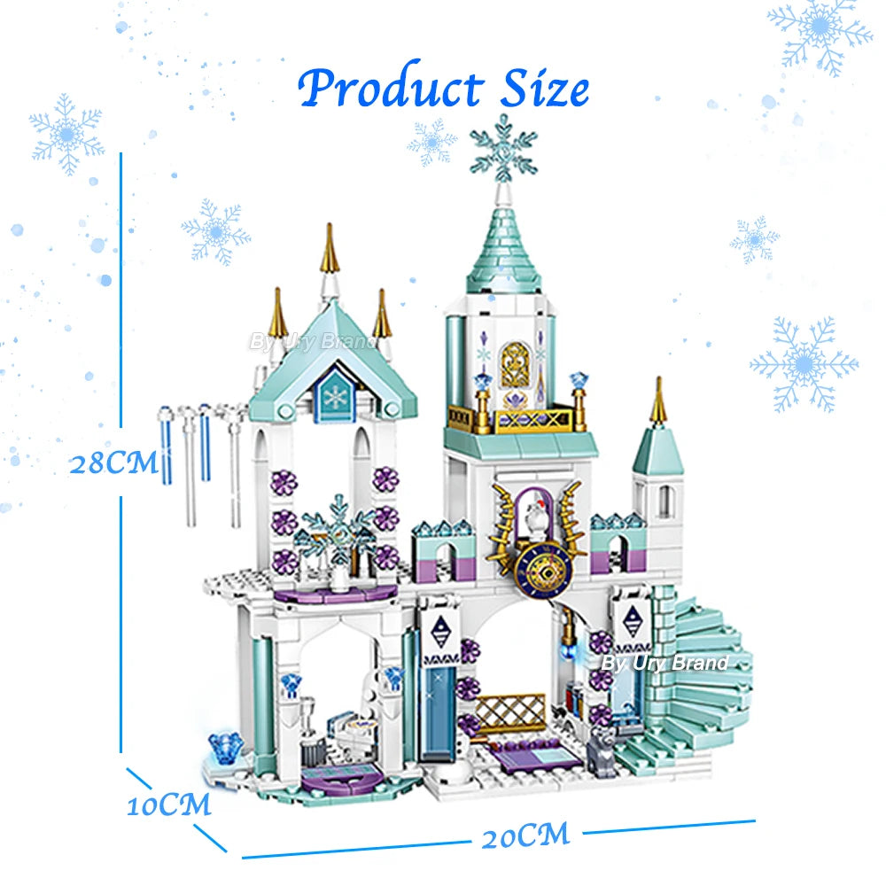 Princess Ice Castle Building Blocks Set for Girls - Joy Gift