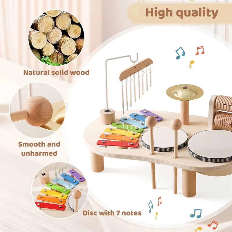 Enhance Your Child’s Musical Skills with Baby Wooden Musical Instruments - Joy Gift