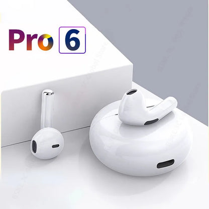 Air 6 TWS Wireless Bluetooth Earphones Mini Pods Earbuds Earphone Headset - Joy Gift