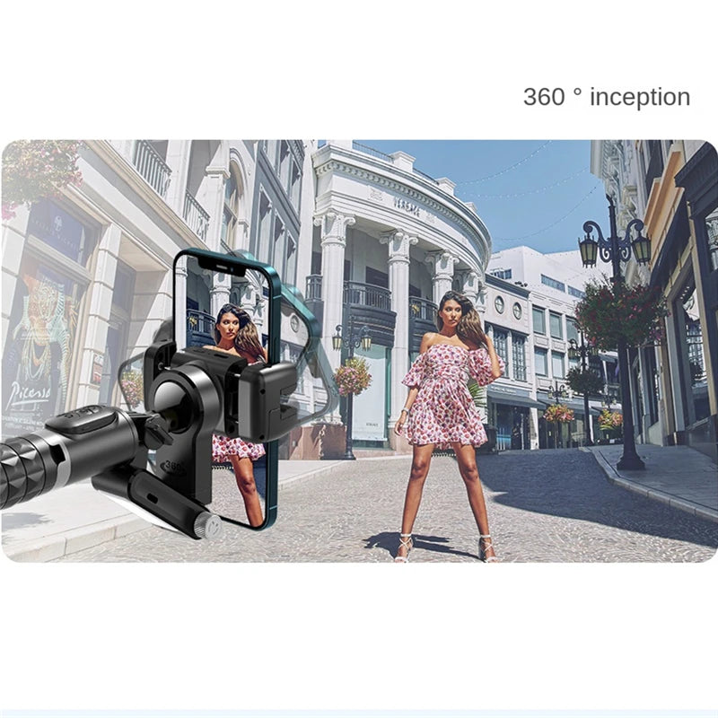 COOL DIER 360 Rotation Selfie Stick Tripod - Gimbal Stabilizer for Smartphone Photography - Joy Gift