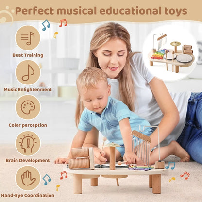 Enhance Your Child’s Musical Skills with Baby Wooden Musical Instruments - Joy Gift