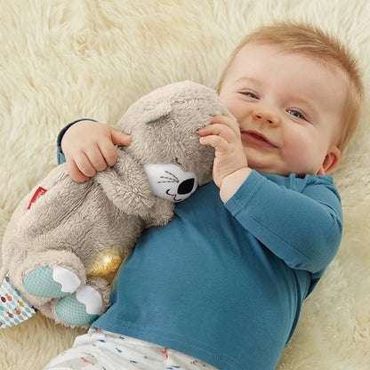 Breathing Luminescence Sleep Song Cute Soothing Bear - Soothing Music Doll for Baby Sleep - Joy Gift