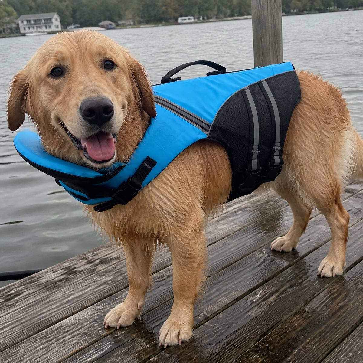 Demo customer photo 1 showing Dog Life Jacket in use