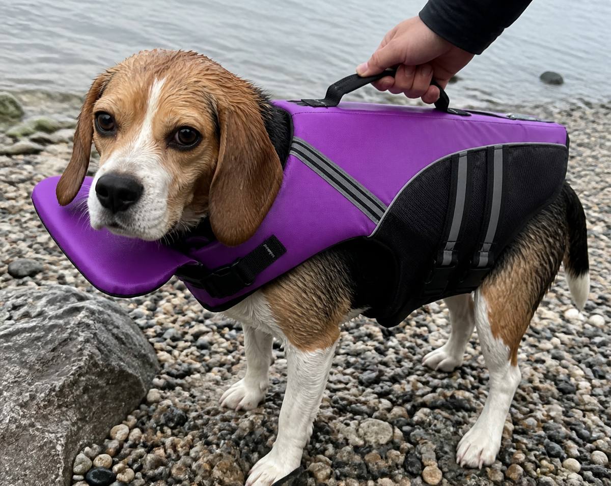 Demo customer photo 6 showing Dog Life Jacket in use