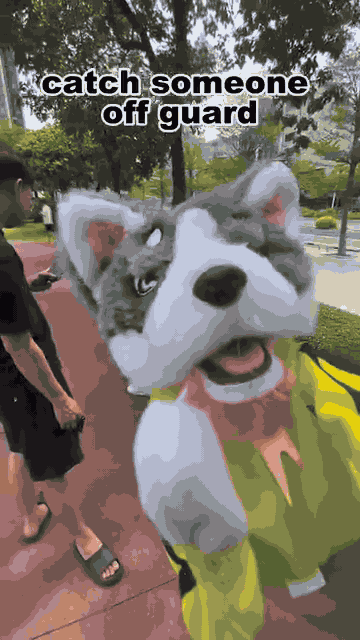 Boxing Husky Hand Puppet — See it in action 3